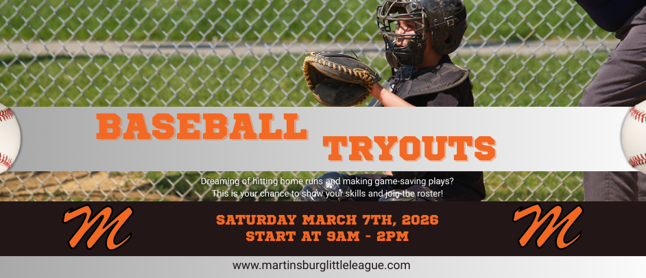 Baseball Tryouts Coming soon!