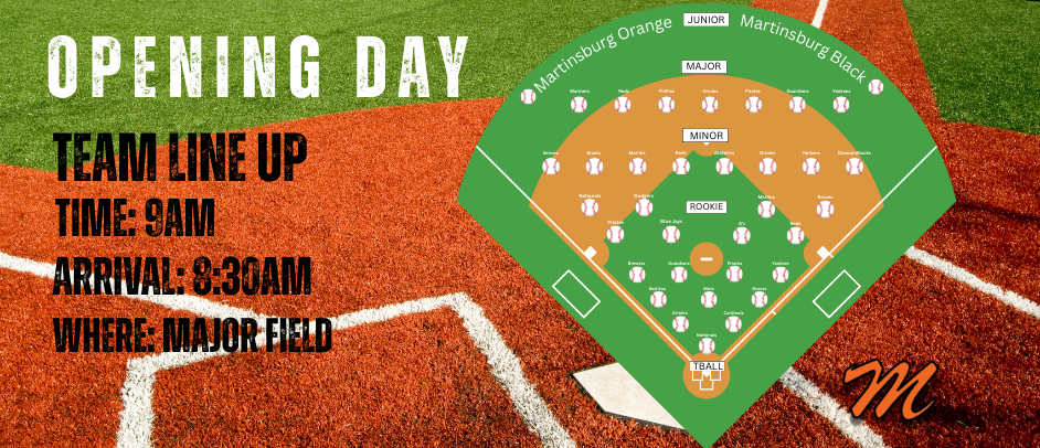 OPENING DAY LINE UP